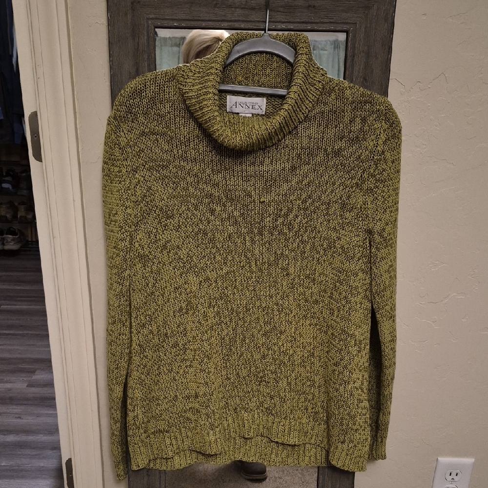Annex Women's Green Turtleneck Sweater
